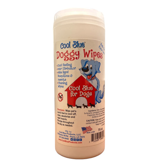 Cool Blue Doggy Wipes 75ct. - coolblueproducts