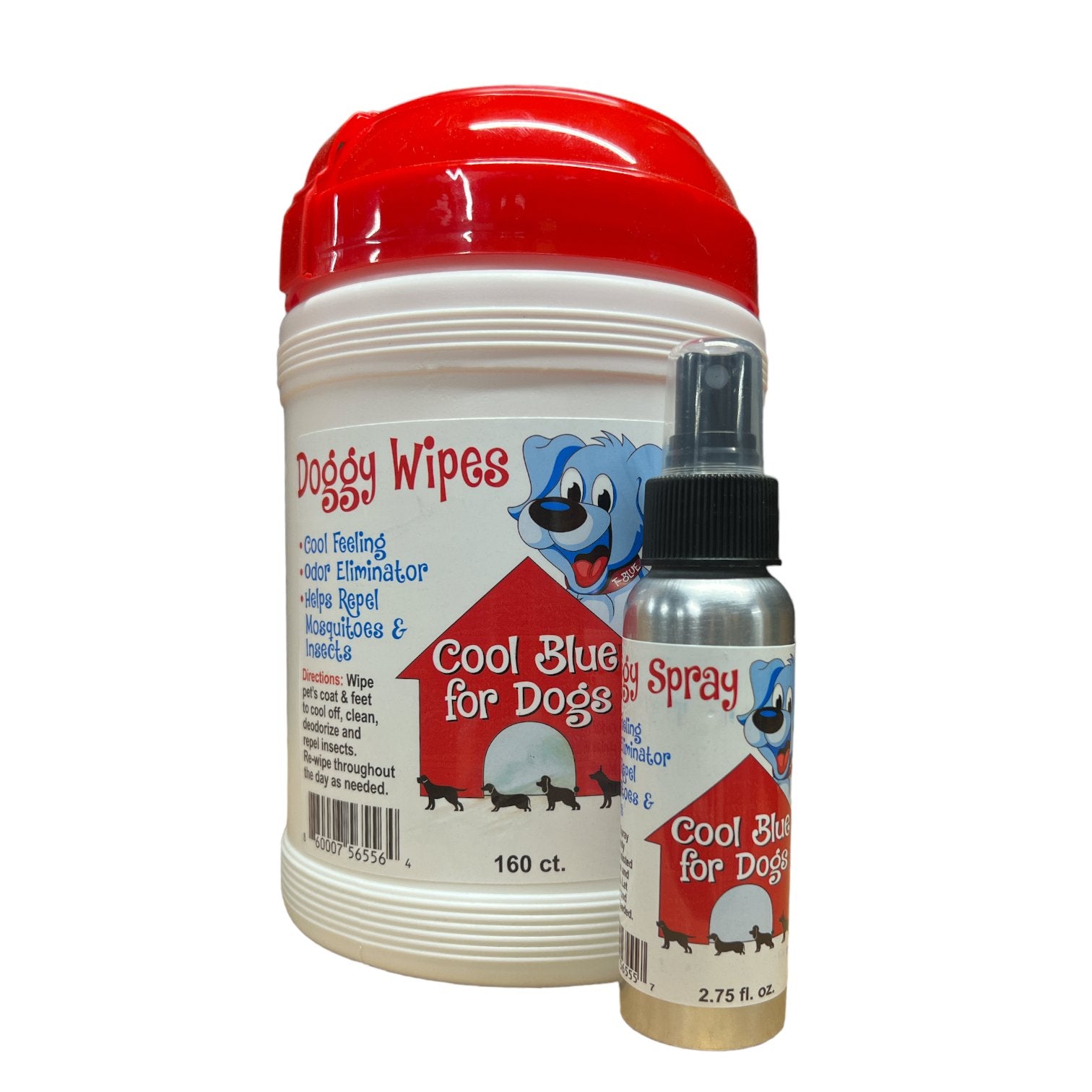 Cool Blue Doggy Wipes & Spray Bundle - coolblueproducts