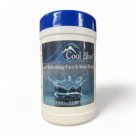 Cool Blue Refreshing Face & Body Wipes 160 ct. - coolblueproducts